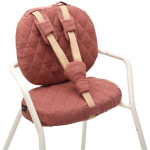 Charlie Crane Coussin Tibu en coton biologique - Bois de rose