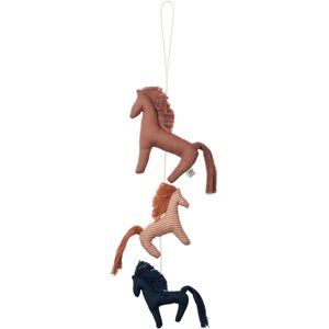 Liewood Mobile decoratif Waka en coton bio - Horses/Dark rosetta mix