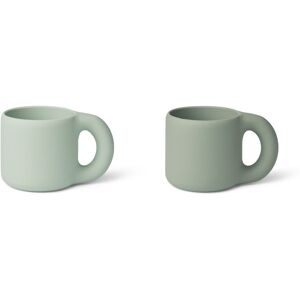 Liewood Mugs Kylie en silicone - Set de 2 - Vert pale