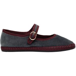 Flabelus Ballerines Slippers Georgina Velours - Gris