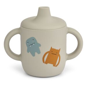 Liewood Tasse d'apprentissage Neil en silicone - Monster/Mist