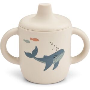 Liewood Tasse d'apprentissage Neil en silicone - Sea creature/Sandy