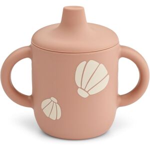 Liewood Tasse d'apprentissage Neil en silicone - Shell/Pale tuscany