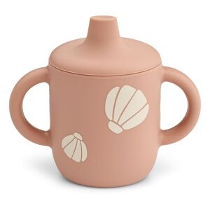 Liewood Tasse d'apprentissage Neil en silicone - Shell/Pale tuscany