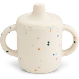 Liewood Tasse d'apprentissage Neil en silicone - Splash dots/Sea shell