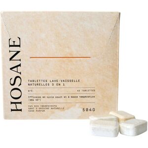 Hosane Recharge Tablettes Lave Vaisselle - 42 lavages - Non teinte