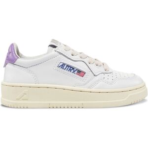 Autry Baskets Kids Medalist Low Cuir - Lilas