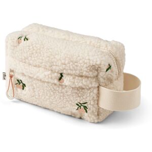 Liewood Trousse Trine Brodee Fibres Recyclees - Peach/Sandy Embroidery