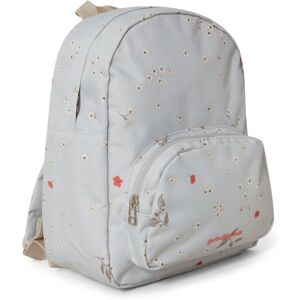 garbo&friends Sac a Dos Fleuri Matieres Recyclees - Bleu ciel