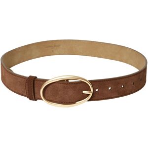 Vanessa Bruno Ceinture Iris Cuir Suede 35MM - Chocolat