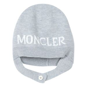 Moncler Bonnet Maille - Gris clair