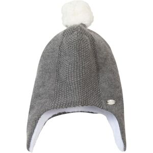 Tartine et Chocolat Bonnet Coton, Laine et Cachemire Pompon - Gris anthracite