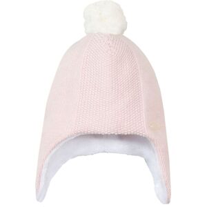 Tartine et Chocolat Bonnet Coton, Laine et Cachemire Pompon - Rose pale