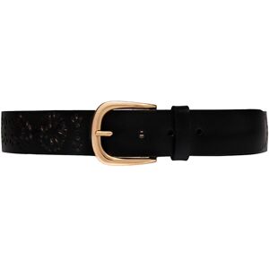 Vanessa Bruno Ceinture 40MM Cuir Tannage Vegetal - Noir