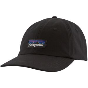 Patagonia Casquette P-6 Label Trad Coton Bio - Noir