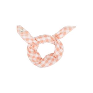 Jenest Foulard Bandana a Carreaux - Rose peche