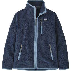 Patagonia Veste Polaire Facon Fourrure Bleu marine