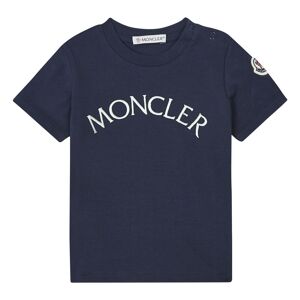 Moncler T shirt Logo Bleu marine