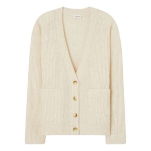 American Vintage Cardigan East Alpaga - Ecru chine