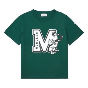 Moncler T shirt Logo Vert fonce