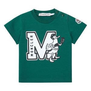 Moncler T shirt Logo Vert fonce
