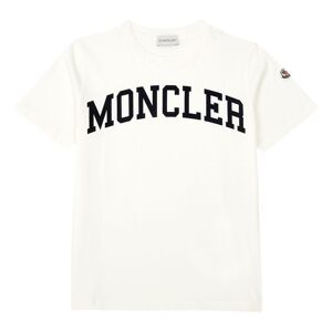 Moncler T shirt Logo Blanc casse