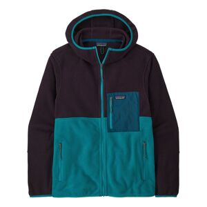 Patagonia Polaire a Capuche Zippee Microdini - Bleu canard