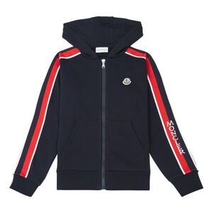 Moncler Hoodie Zippe Raye - Bleu marine