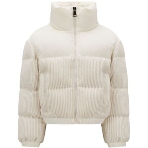 Moncler Doudoune Velours Cotele Blanc