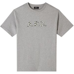 A.P.C. T-shirt Willow Coton Bio - Gris chine