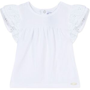 Tartine et Chocolat T-Shirt Broderie Anglaise - Blanc