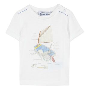 Tartine et Chocolat T-Shirt Avenue de la Mer - Bleu ciel