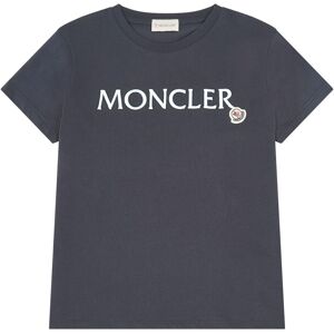 Moncler T-shirt Double Logo - Bleu marine