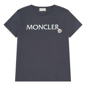 Moncler T-shirt Double Logo - Bleu marine