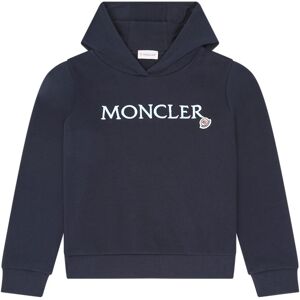 Moncler Sweat Capuche Logo - Bleu marine