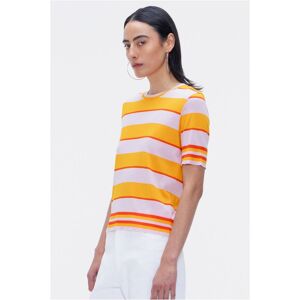 Our Sister T-shirt Vitex Rayures - Orange