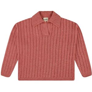 Our Sister Pull Polo Percy Lin et Coton Rouge