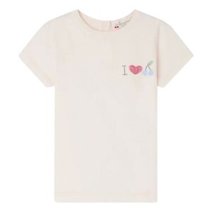 Bonpoint T Shirt Brode Cira Rose poudre