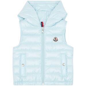 Moncler Doudoune Sans Manches Couronne - Bleu Clair