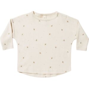 Quincy Mae T-Shirt Abeilles - Blanc casse