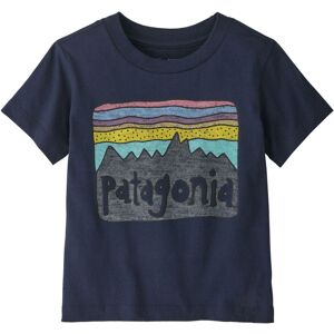 Patagonia T-shirt Fitz Roy Skies - Bleu marine