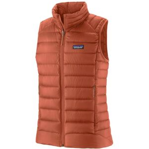 Patagonia Doudoune Sans Manches Down Fibres Recyclees - Terracotta