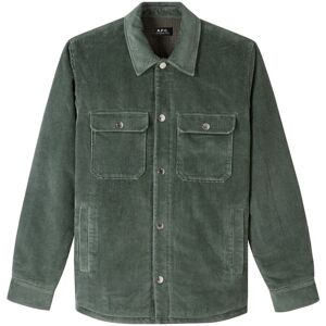 A.P.C. Blouson Velours Côtele Alex - Vert