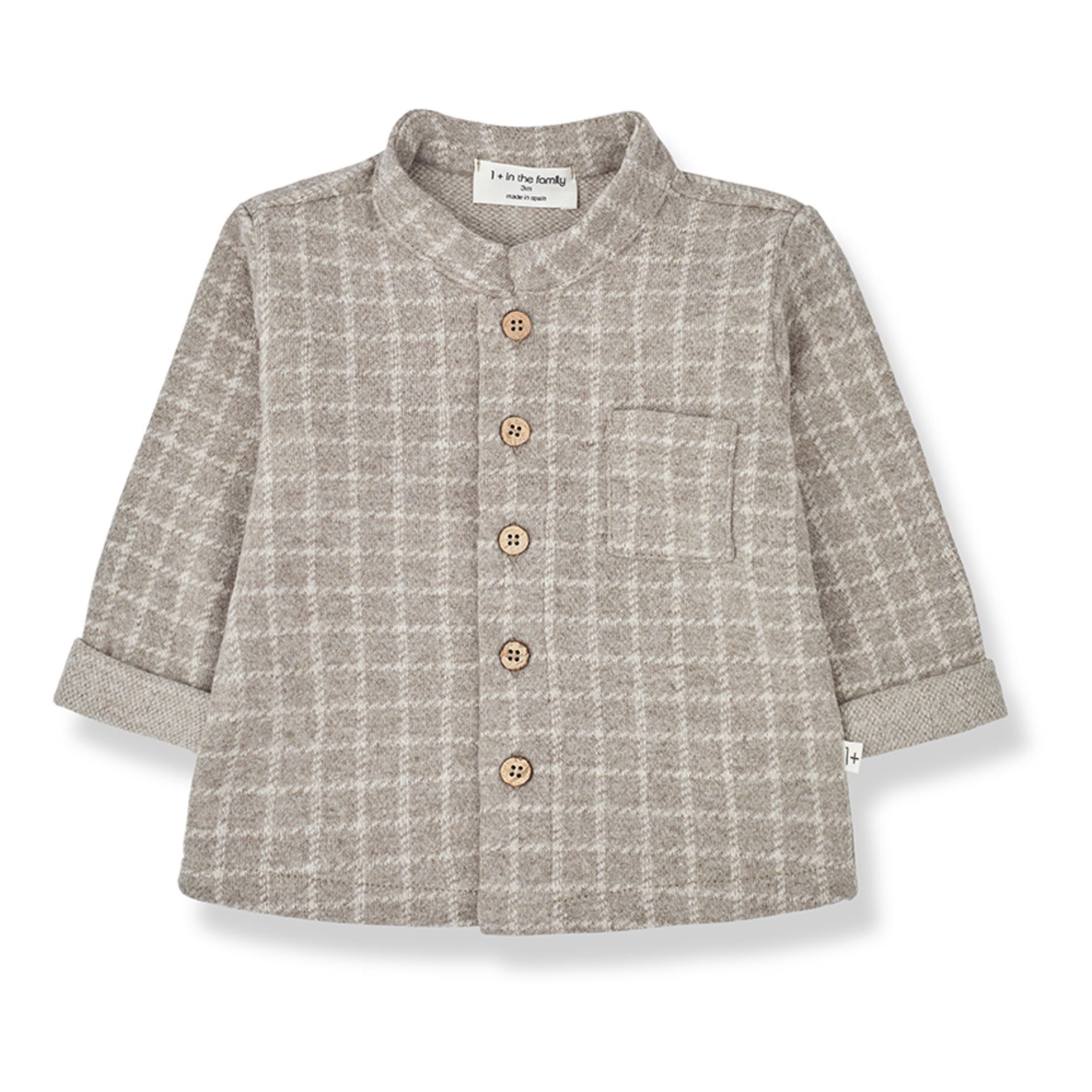1+ in the family Chemise Carreaux Rick - Taupe