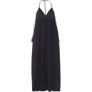 BELLEPIECE Robe Bari Gaze de Coton Noir