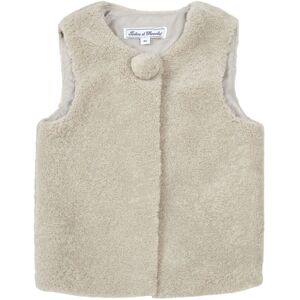 Tartine et Chocolat Gilet Facon Fourrure Bouclettes - Taupe