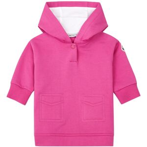 Moncler Robe Hoodie Unie Rose fuschia