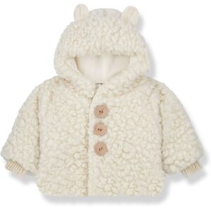 1 in the family Veste Capuche Facon Fourrure Coton Laine Apolline Ecru