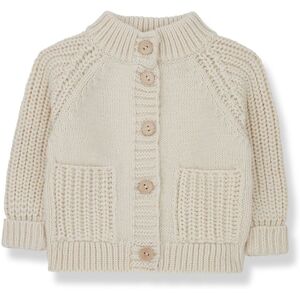 1+ in the family Cardigan Tricot Timeo - Ecru