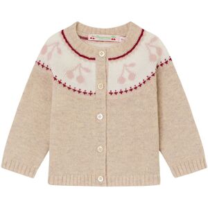 Bonpoint Cardigan Laine Jacquard Tatiana - Rose pale